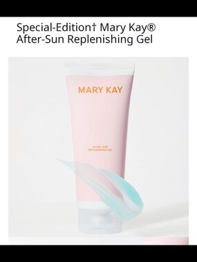 Mary Kay After-Sun Replenishing Gel - Pink with Aqua Gel Swirl